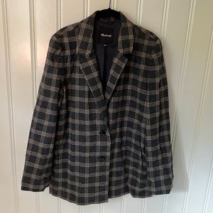 Madewell | blazer in windowpane | XL